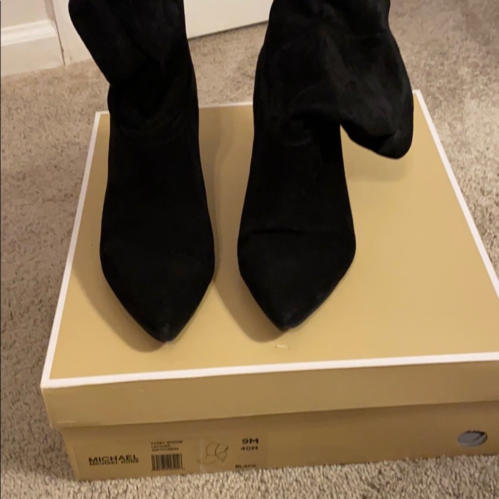 Michael Kors suede booties